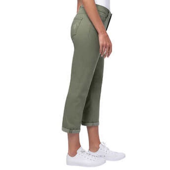 NEW Santana Tummy Control Capris | Green - Picture 3 of 6